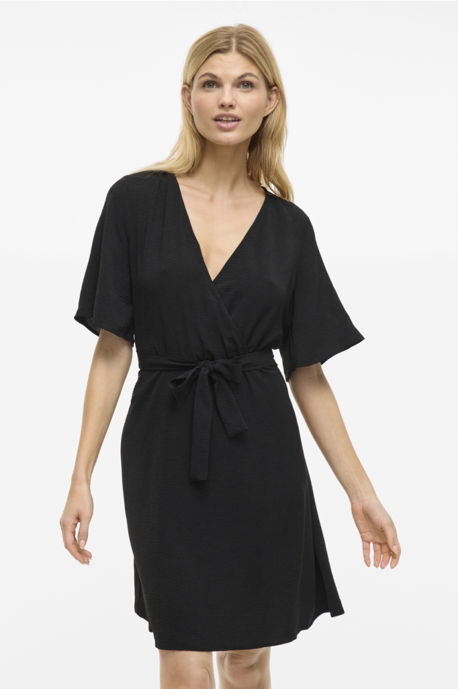 VIJOSA 2/4 WRAP DRESS 14101657 Black Beauty
